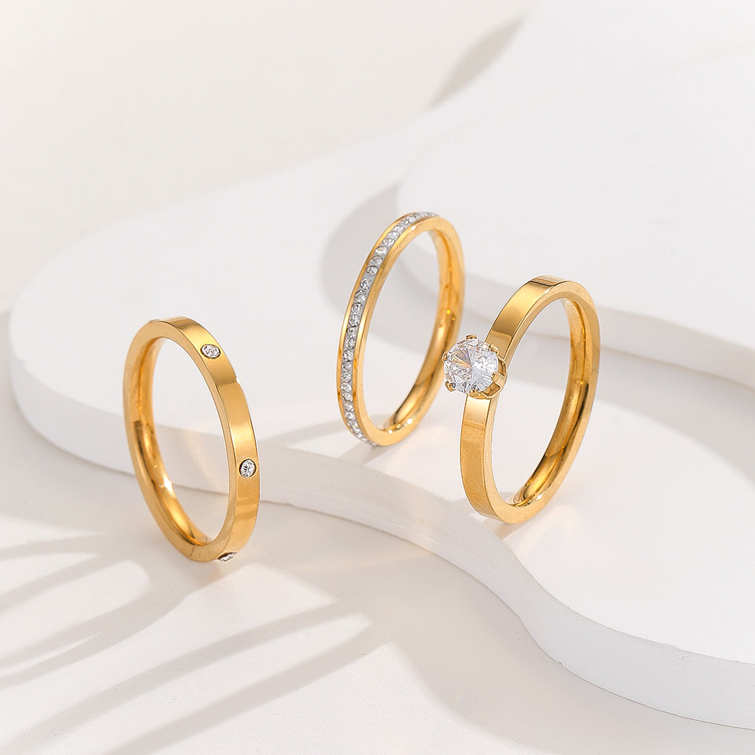 Mercato™  Minimalist Gold Rings