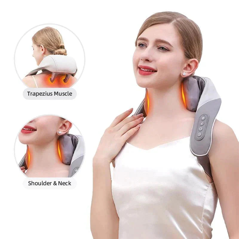 Mercato™  Neck shoulder back waist kneading massager