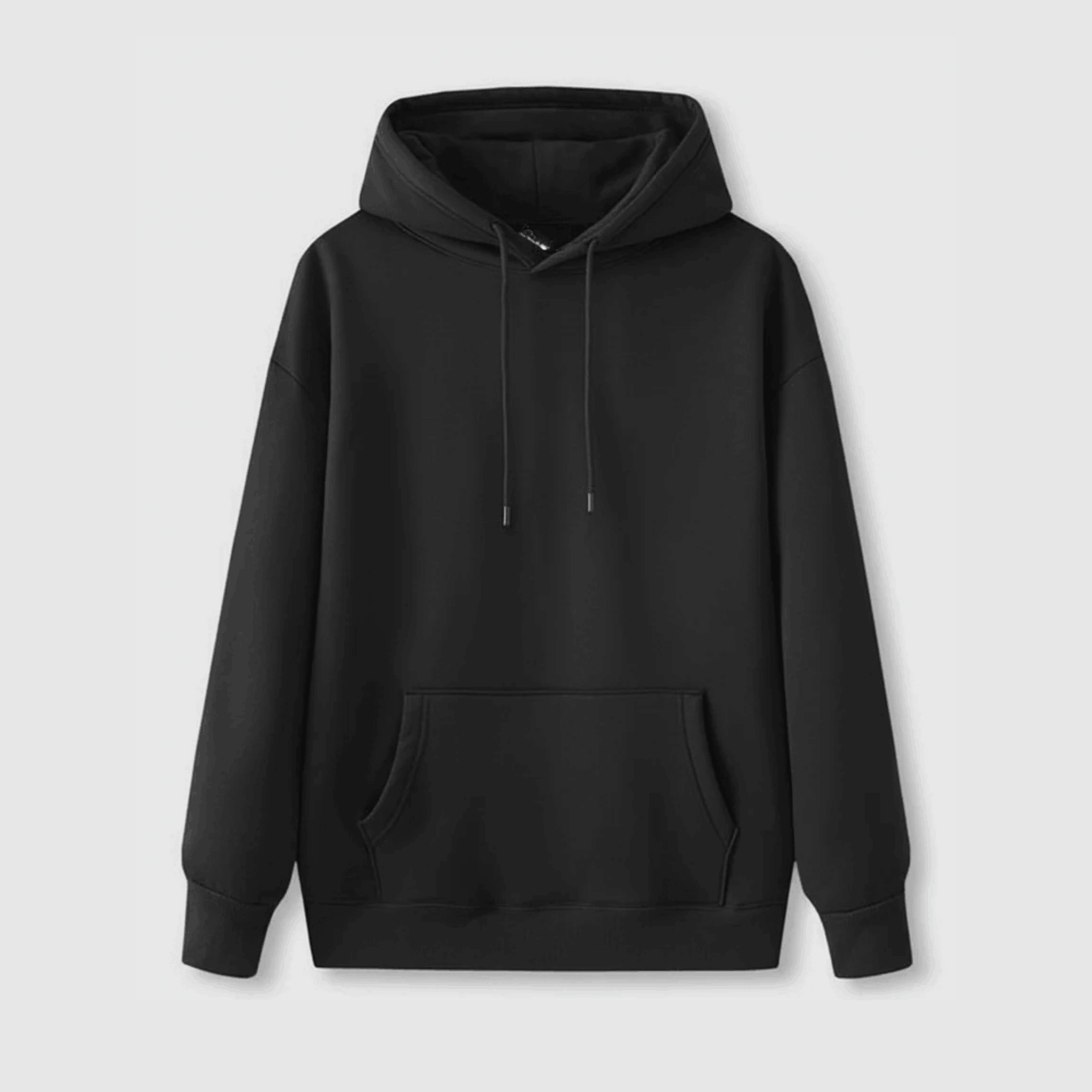 Black Pullover Hoodie