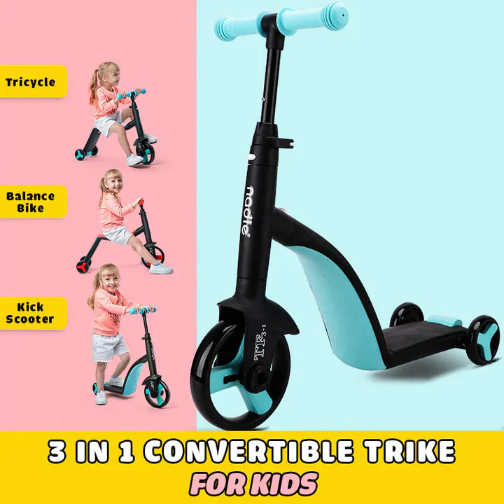 Mercato™   3 In 1 Kids Convertible Scooter