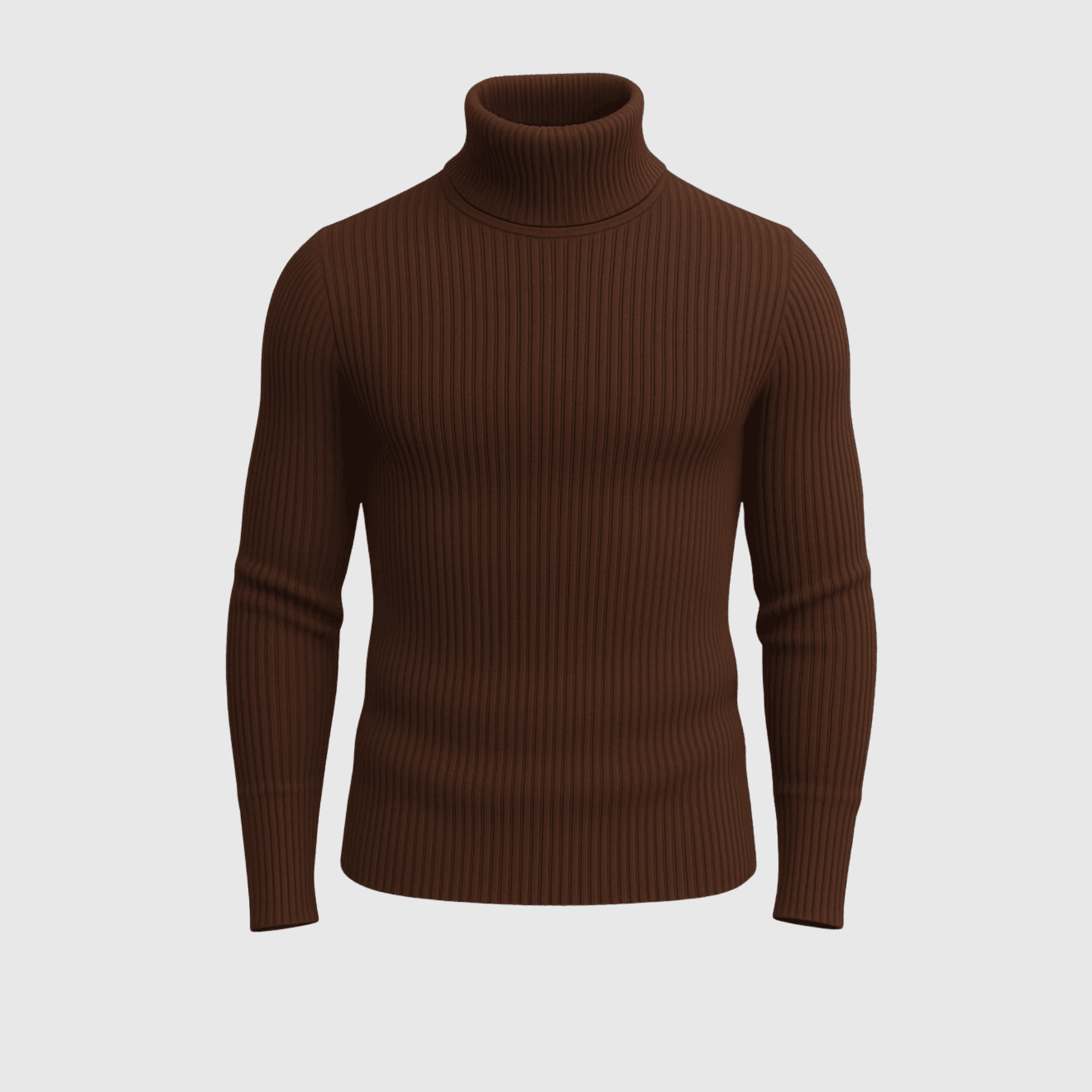 Chooclate Brown High Neck