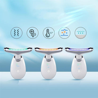 Mercato™ Rechargeable LED Facial & Neck Massage Device with 20%OFF