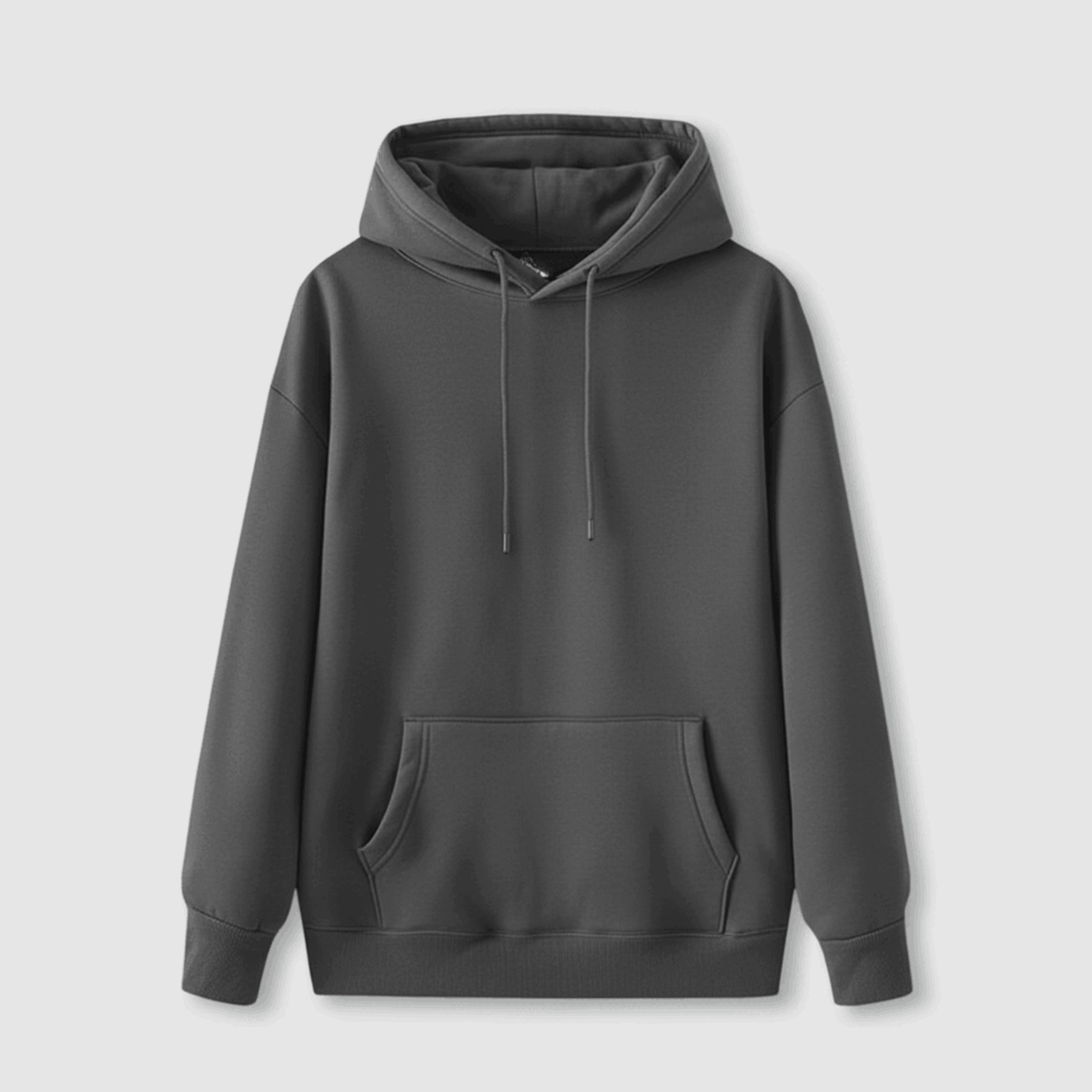 Grey Pullover Hoodie