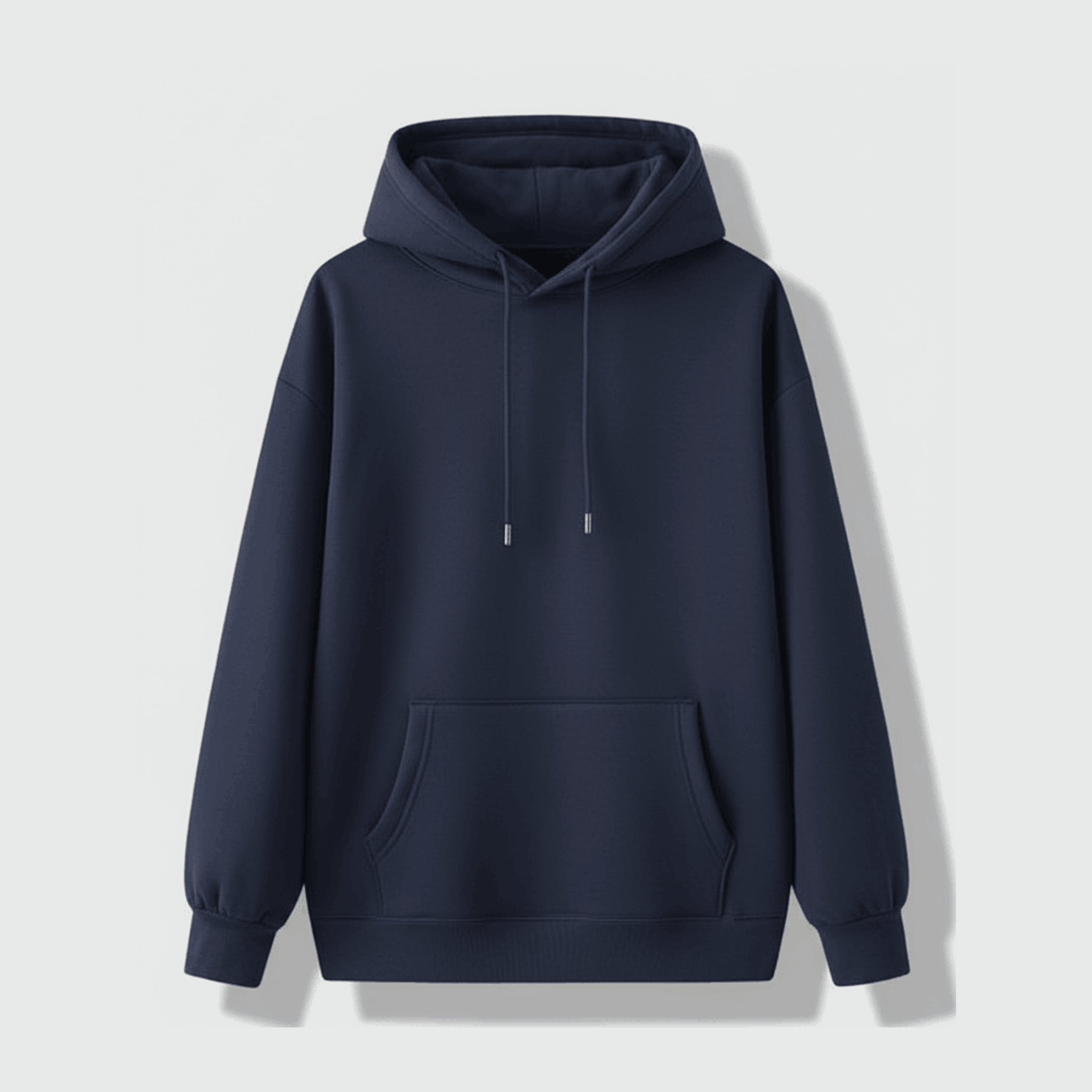 Navy Blue Pullover Hoodie