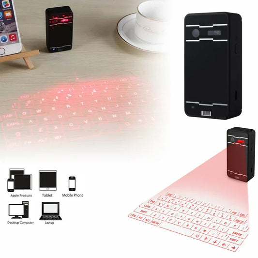 Mercato™   Laser Projection Bluetooth Virtual Keyboard