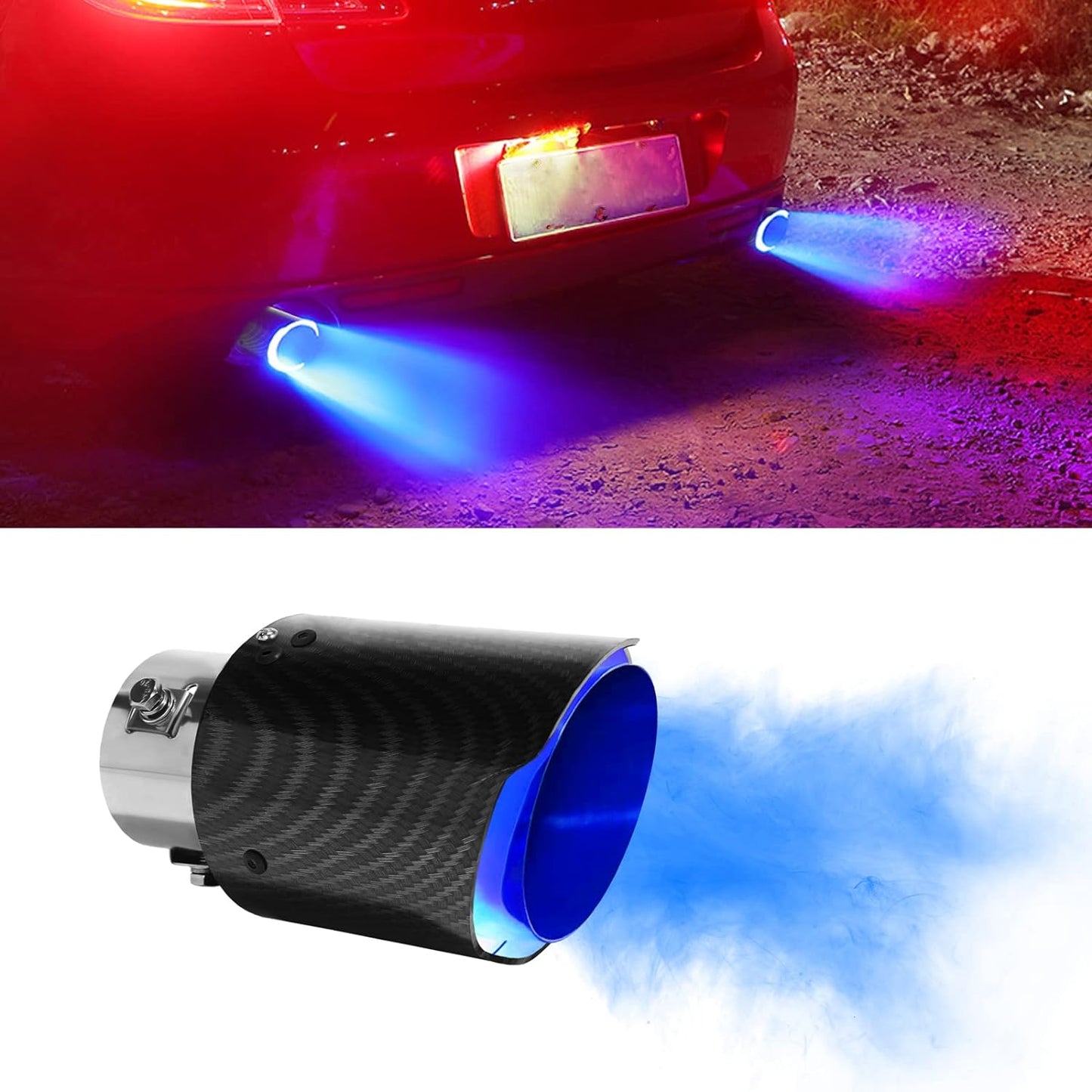 Mercato™Universal led car exhaust pipe