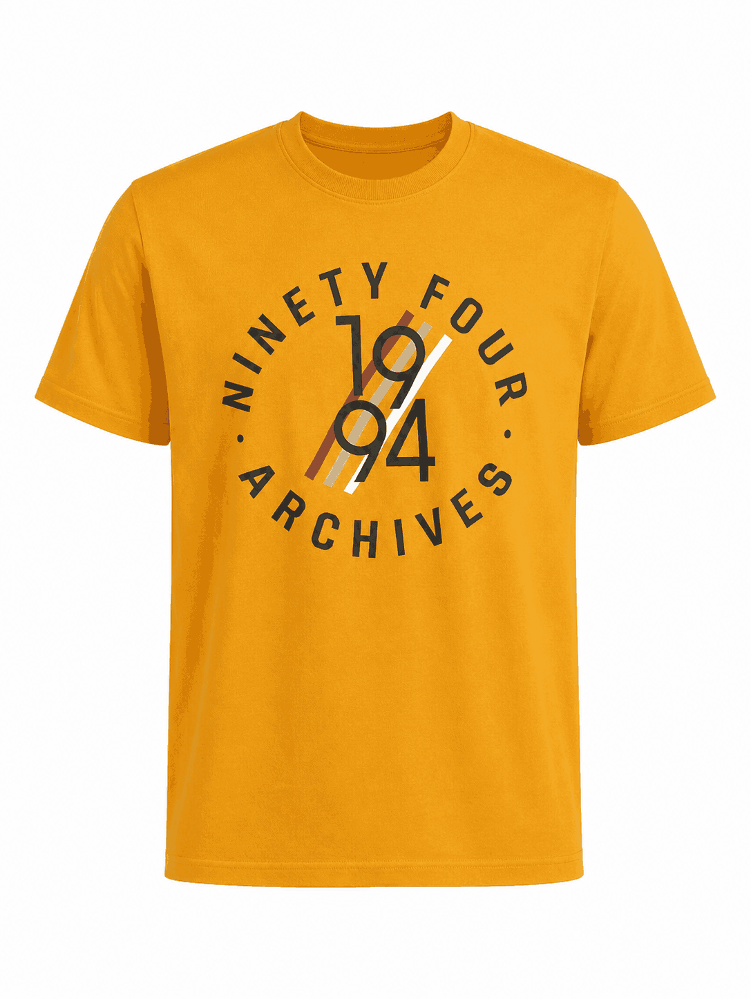 Round Neck Mustard Shirt