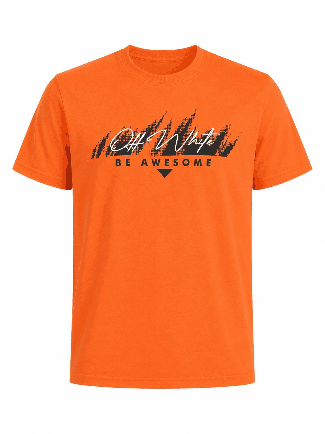 Round Neck Orange Shirt