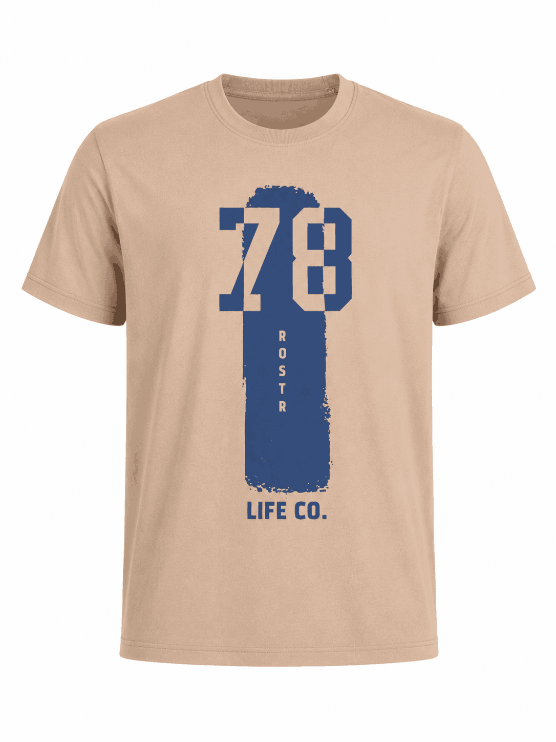 Round Neck Beige Shirt
