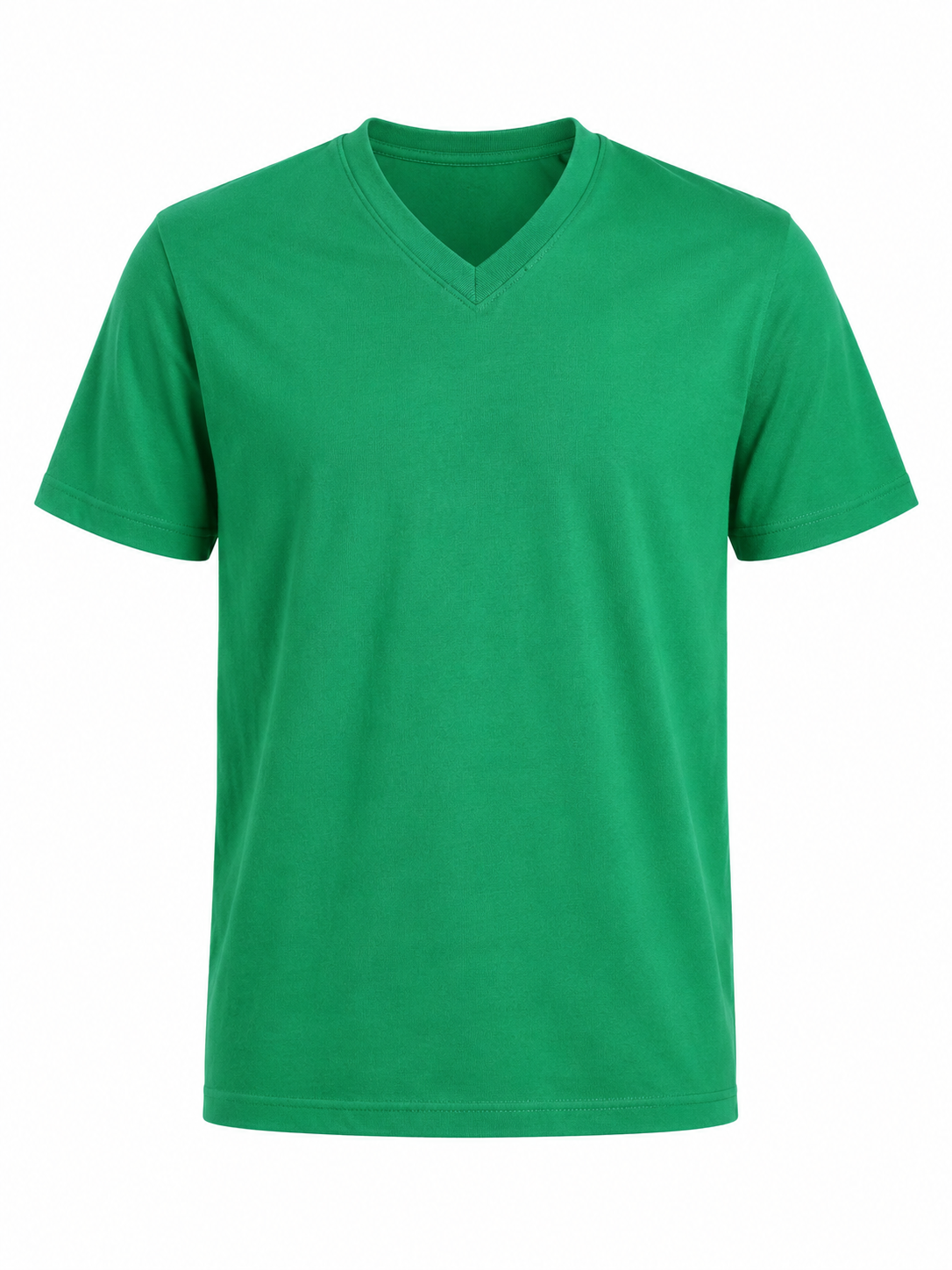 Green V Neck Shirt