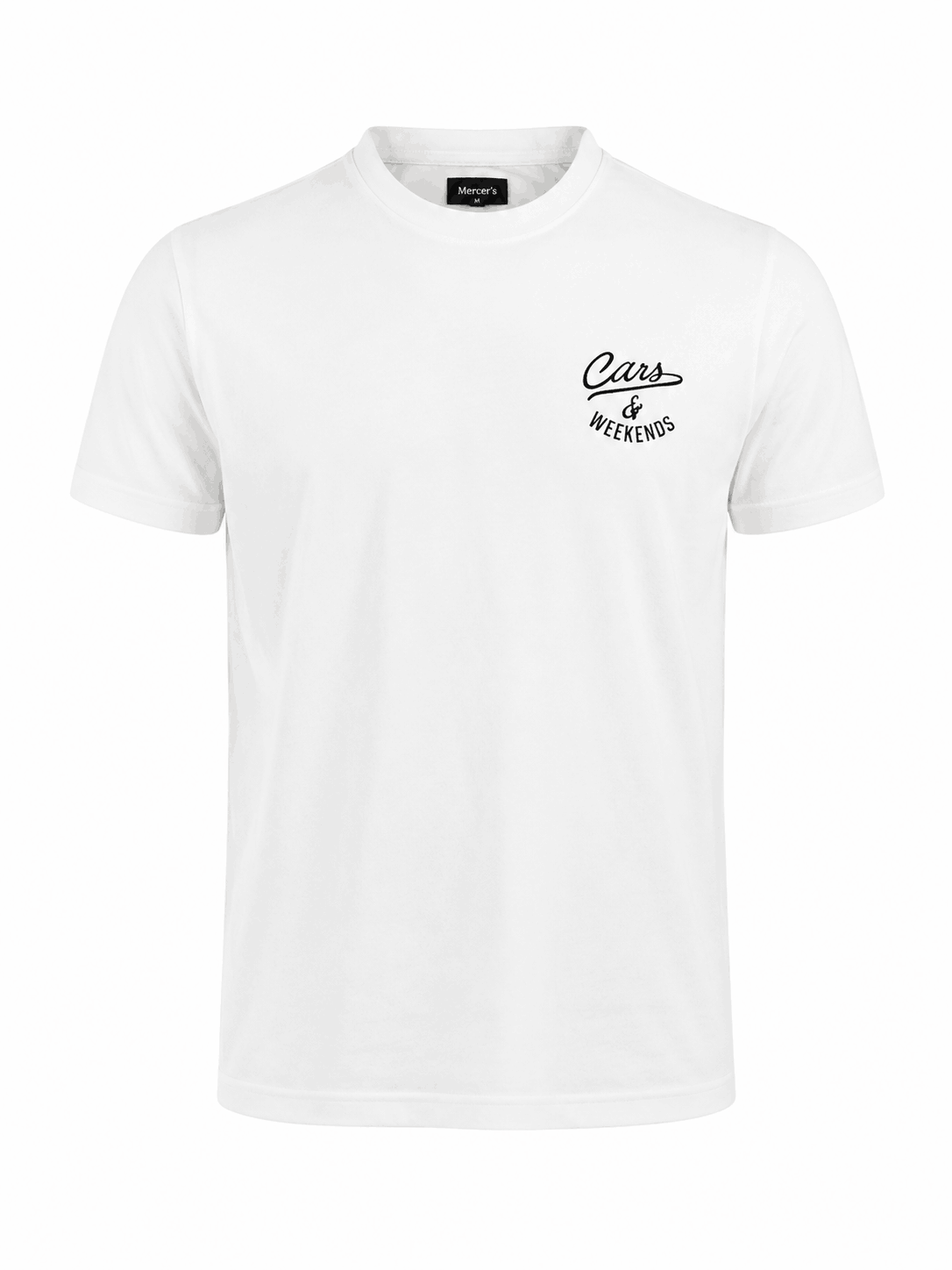 Round Neck White Shirt