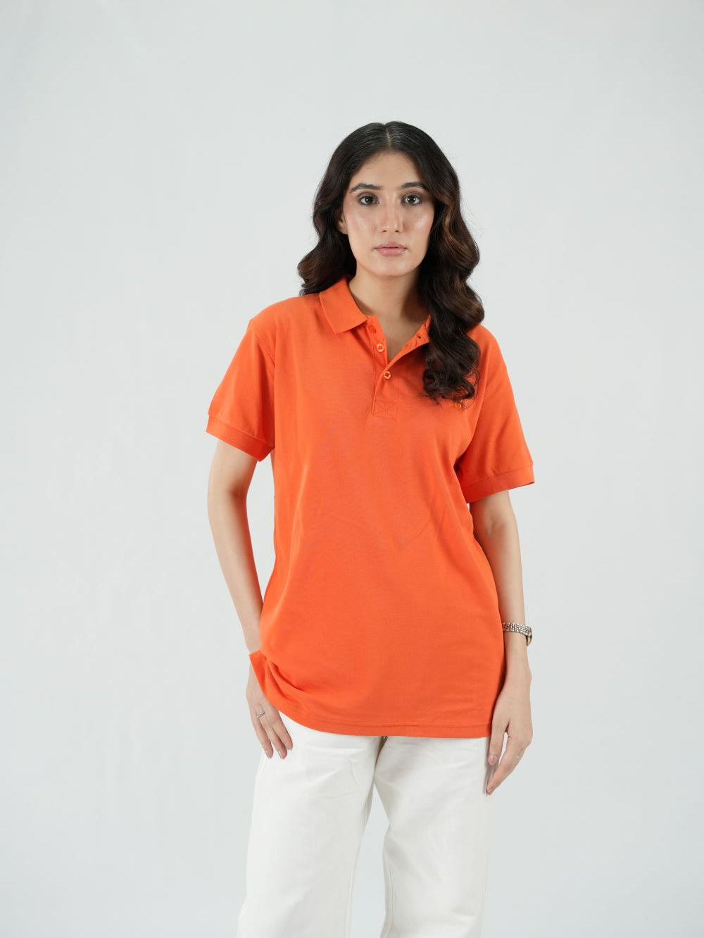 Orange Polo Shirt