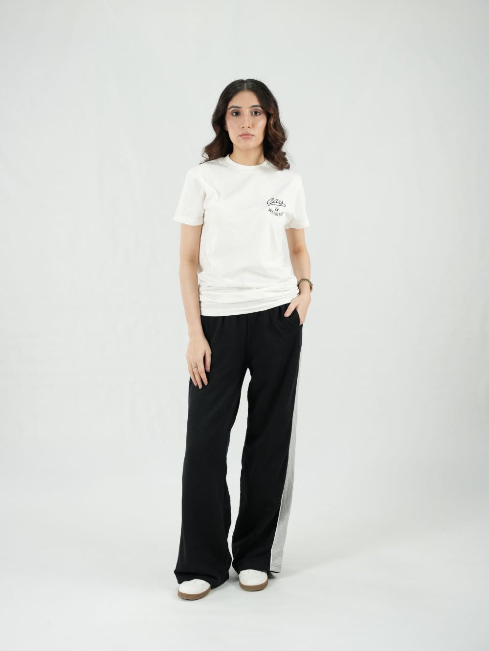 Round Neck White Shirt