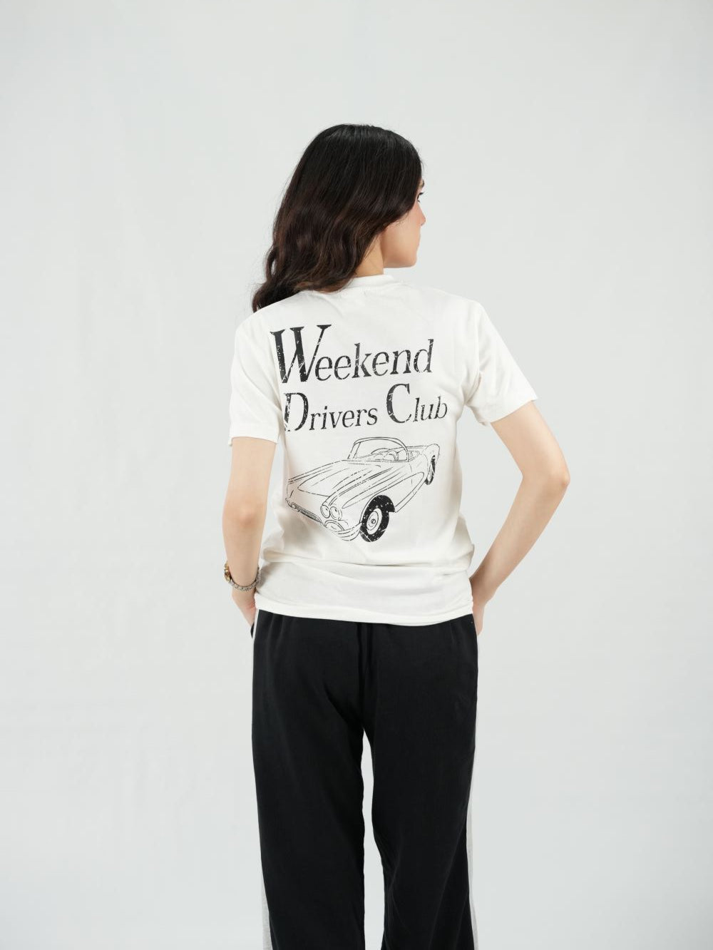 Round Neck White Shirt