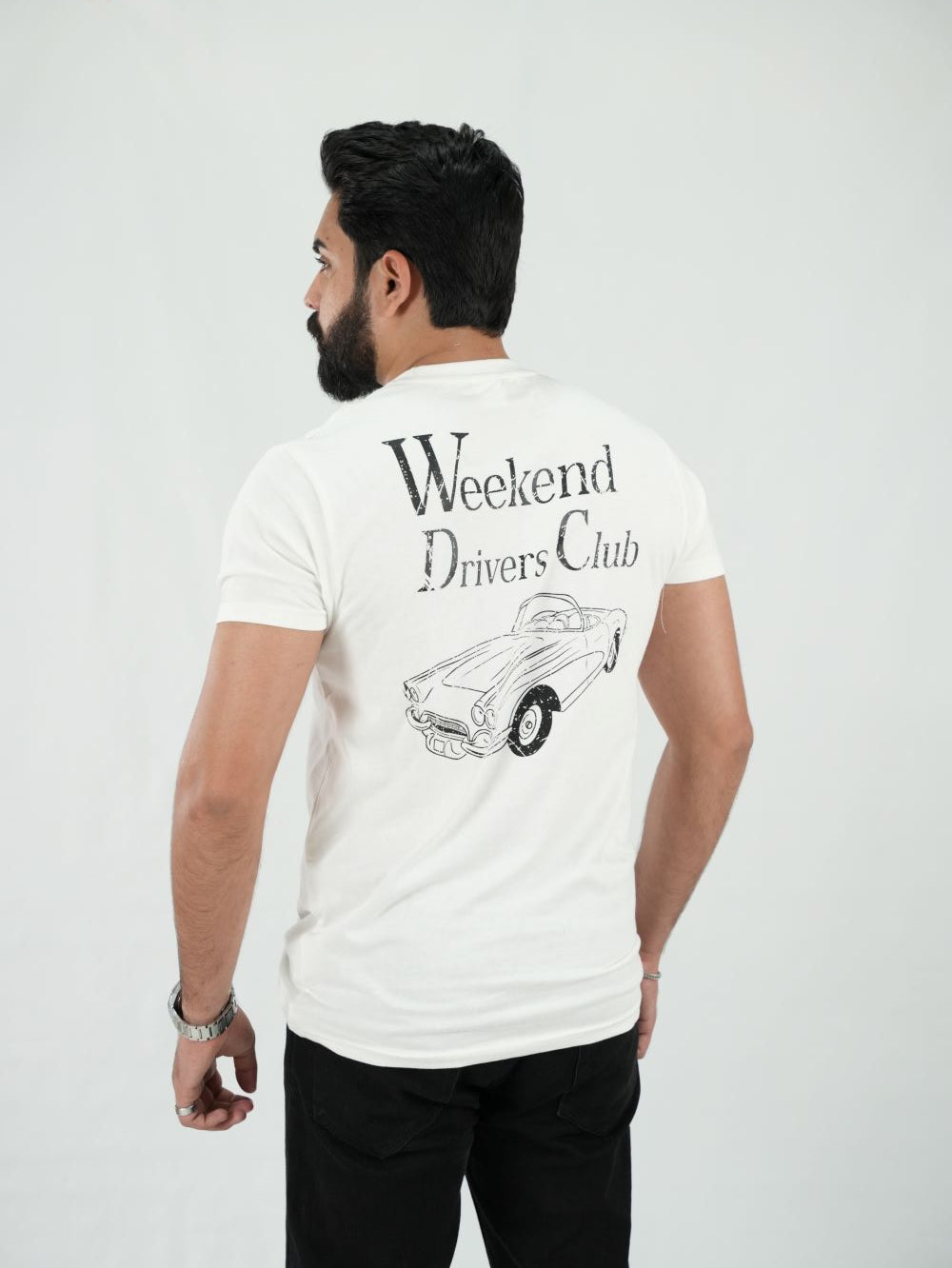 Round Neck White Shirt
