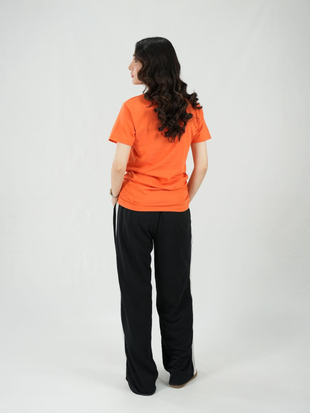 Round Neck Orange Shirt