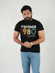 Round Neck Black Shirt