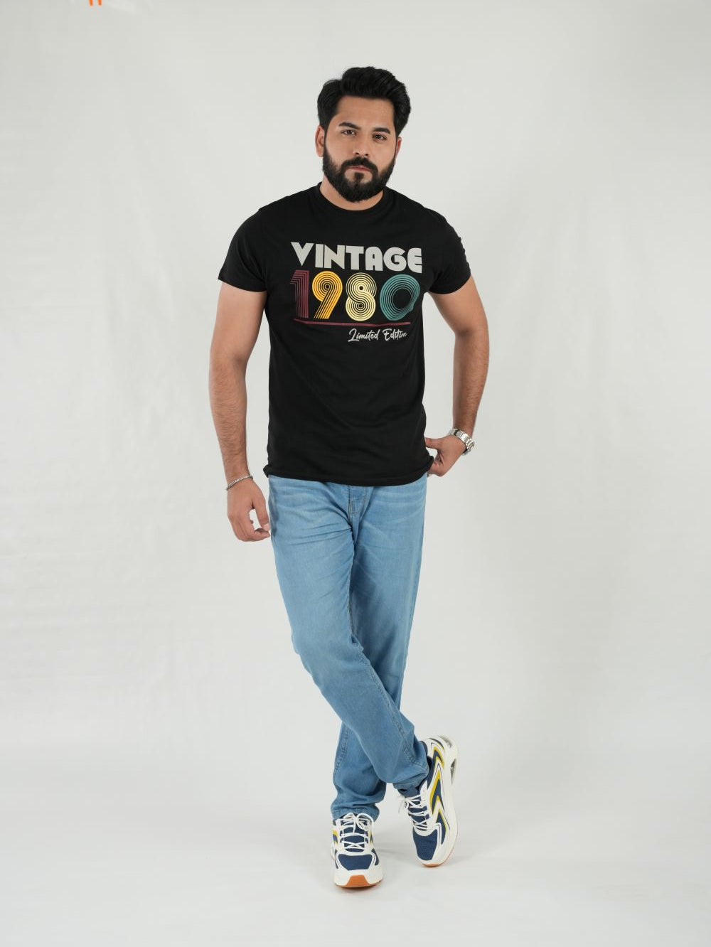 Round Neck Black Shirt